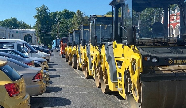 Ремонт дороги на улице Кутузова в Калуге подходит к концу