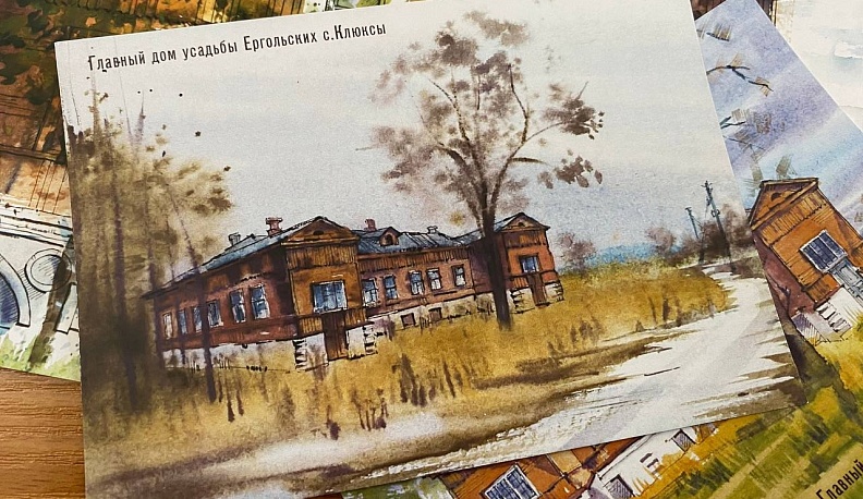 Старинная усадьба из Калужской области попала на открытки