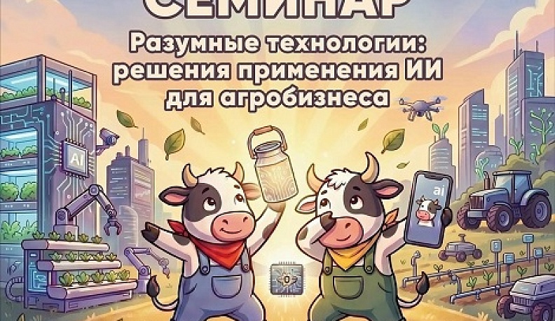 В Калуге пройдет семинар «Разумные технологии: решения применения ИИ для агробизнеса»