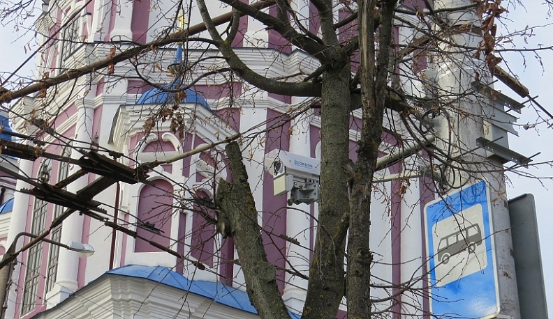 В центре Калуги установили новые камеры видеофиксации нарушений ПДД