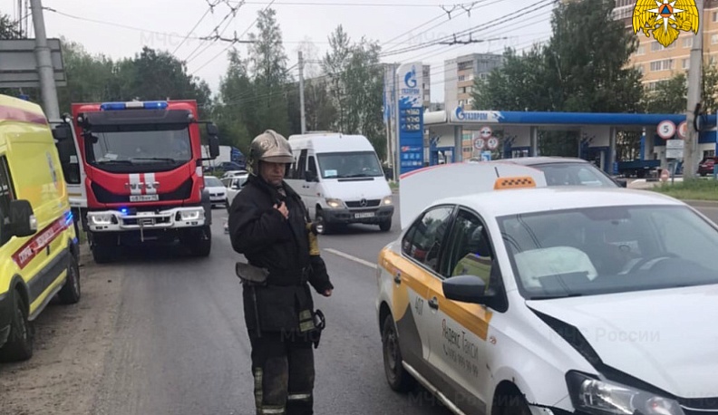 В Калуге на Московской столкнулись два «Фольксвагена»