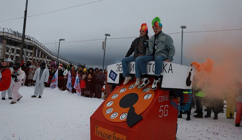 В Калуге гонка на креативных санях объединила более 300 зрителей