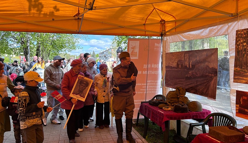 Музей под открытым небом работает в Обнинске в День Победы