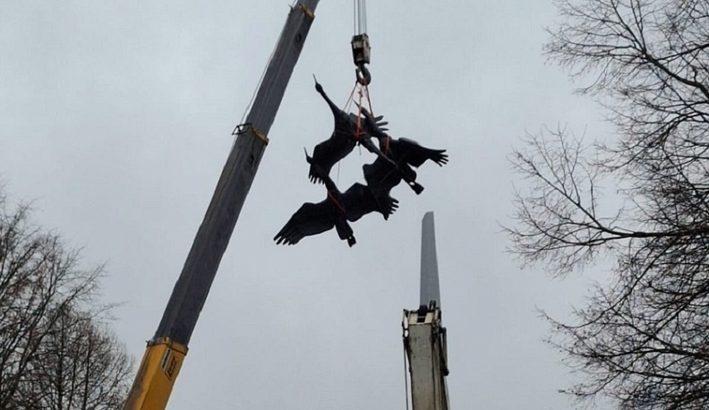 В Кондрове началась реконструкция главного мемориала города