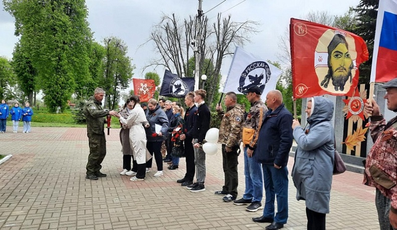 В Сухиничах зажгли Огонь памяти