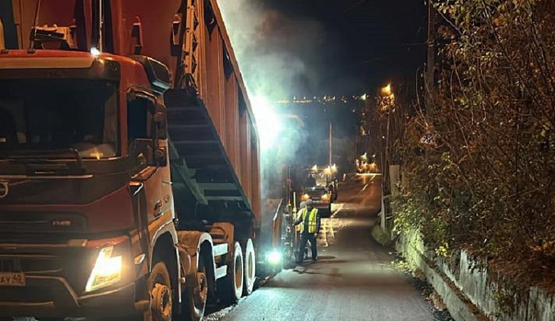 В Калуге продолжаются дорожные работы 