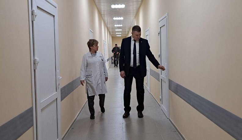 В Тарусе завершается ремонт поликлиники по нацпроекту