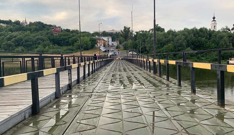 В Калуге понтонный мост через Оку разведут в конце ноября