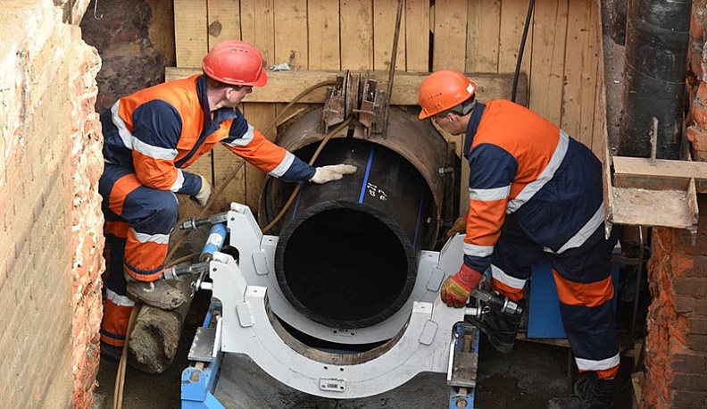 В северной части Калуги 10 ноября завершат масштабные работы по перекладке сетей 