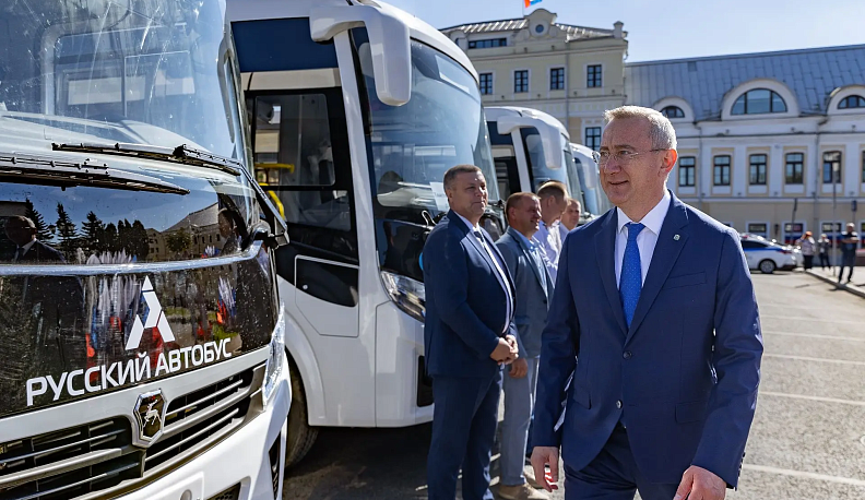 Шесть районов Калужской области получили новые автобусы