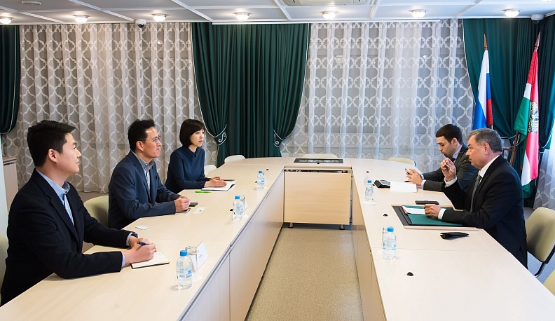 Глава региона встретился с директором калужского предприятия «Самсунг Электроникс»