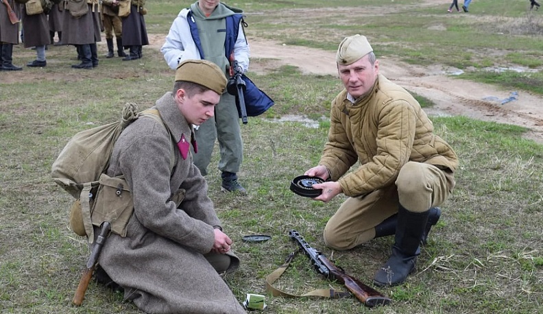 В Тарусе воссоздали битвы Великой Отечественной войны