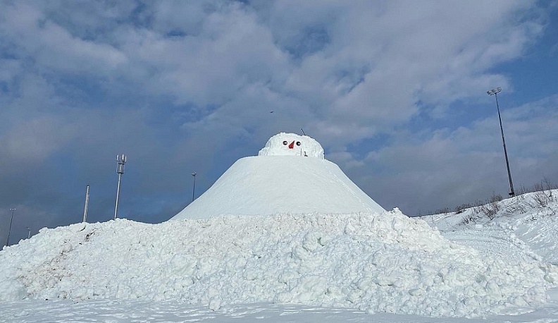 Калужан пригласили слепить снеговиков из оставшегося снега