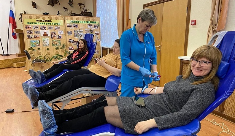 В День донора калужане сдали более 32 литров крови