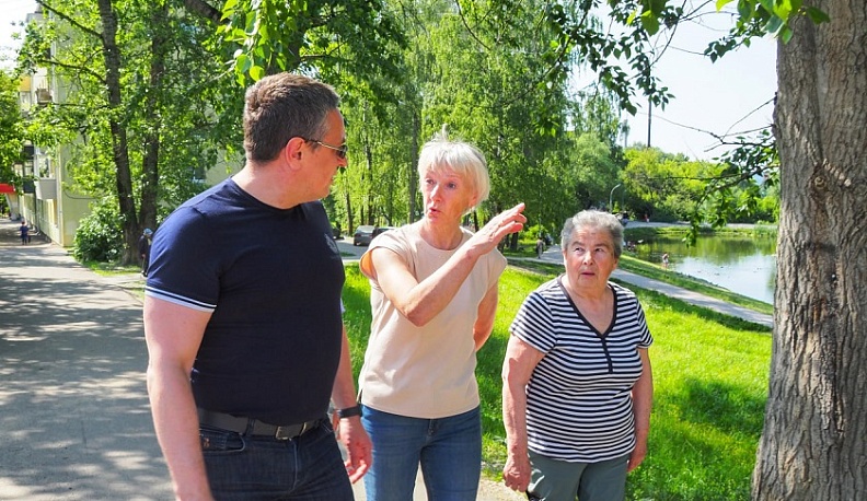 В Калуге продолжается благоустройство улиц Пухова и Чичерина