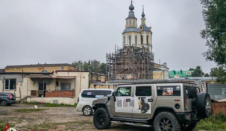 Московские мотоциклисты помогают возродить монастырь в Козельске