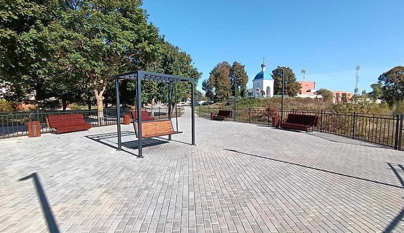 В Товарково открылась смотровая площадка на улице Туркестанской