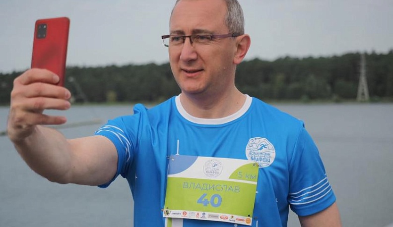 Владислав Шапша принял участие в «Космическом марафоне» и поздравил калужан с юбилеем
