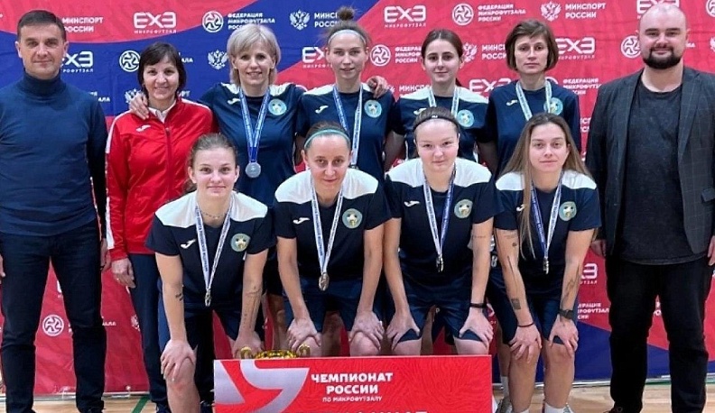 Серебро на Чемпионате по микрофутзалу завоевала команда калужанок