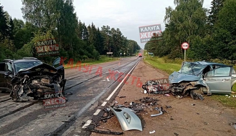 В Калужской области в тройной аварии на встречке погибла женщина