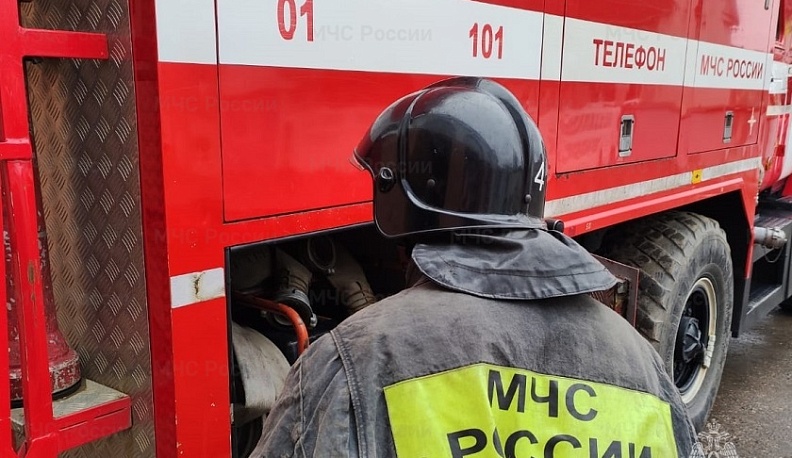 В Калуге человек пострадал в пожаре