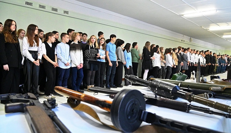 В объединённой технической школе ДОСААФ России в Калуге начался месячник оборонно-массовой работы