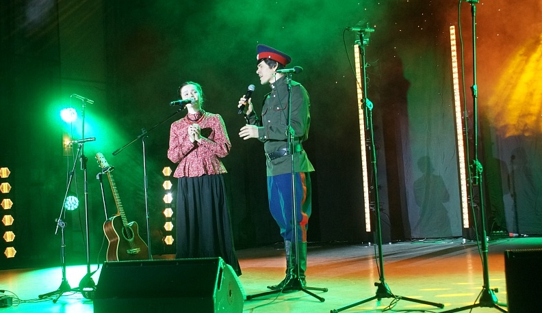 В Козельске прошел концерт Оптинского казачьего хора