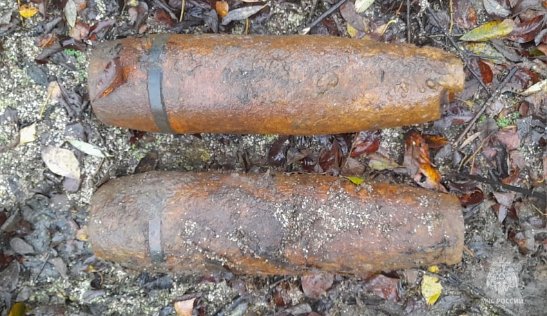 В Калужской области нашли два снаряда времен Великой Отечественной войны