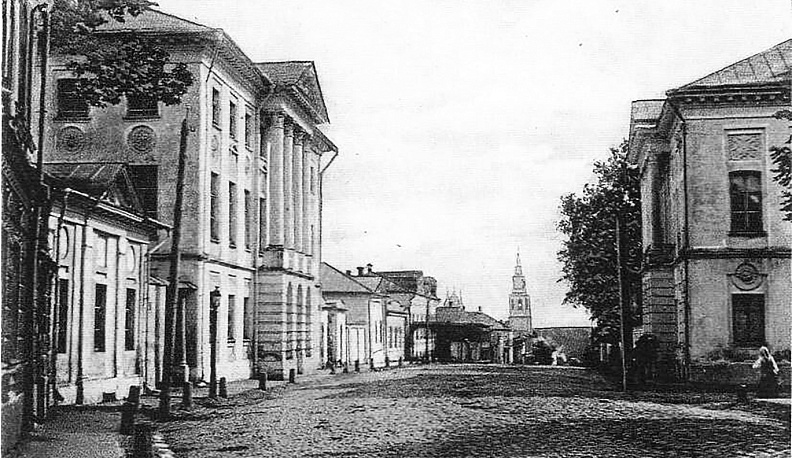 Улица Воскресенская, фото 1908 года.