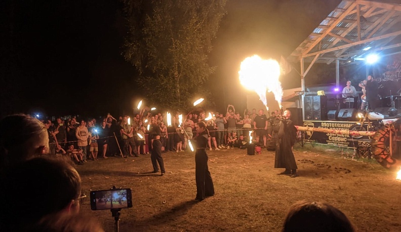 В окрестностях Людинова прошёл мото-рок-фестиваль «Стальная воля»