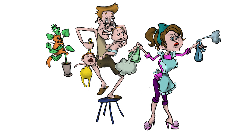 Уживётся ли неряха  с чистоплюем?