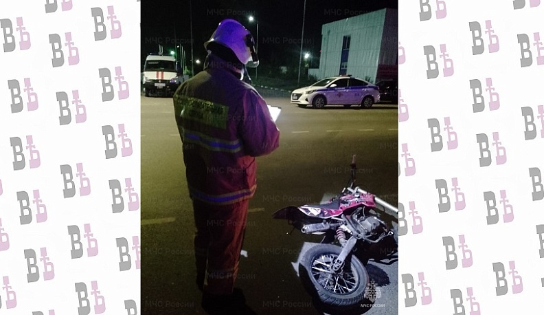 В Малоярославце мотоцикл столкнулся с легковой машиной