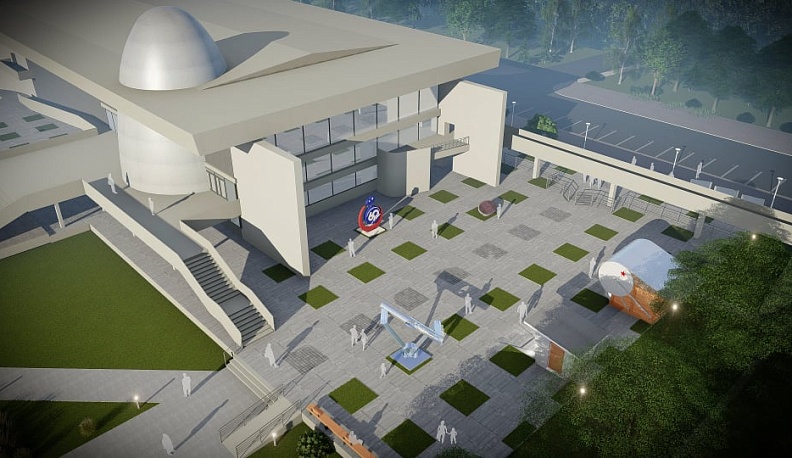 В Калуге рассказали, как украсят площадь перед музеем космонавтики