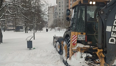 Дорогу от снега очистили в Обнинске после обращений в интернете