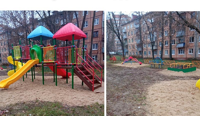В Калуге за год установили более 80 новых детских площадок