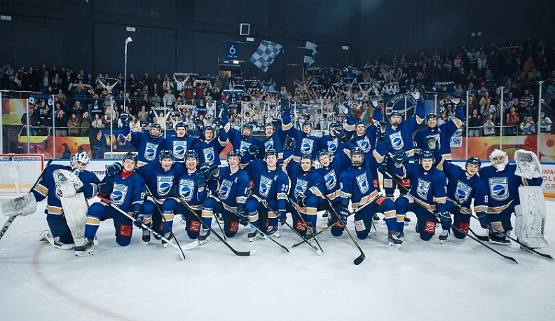 ХК «Калуга» вышел в плей-офф со второй строчки конференции «Запад» НМХЛ