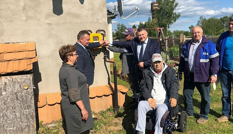 Житель Ферзиковского района получил выплату по программе социальной газификации