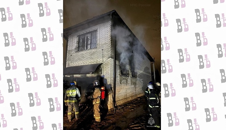 Ночь в Калуге произошёл пожар