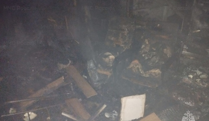  Дачный дом сгорел под Калугой