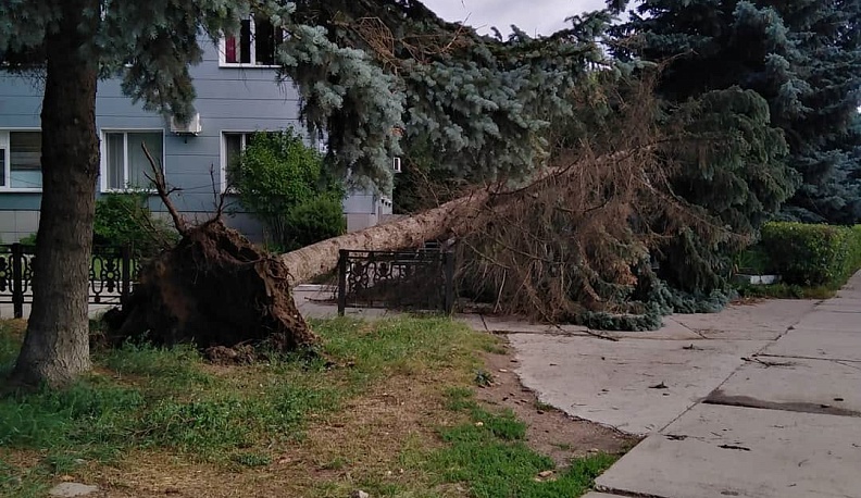 На Жуковский район обрушился ураган