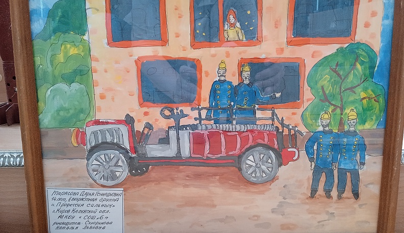 Дети Калужской области посвятили рисунки работе пожарных