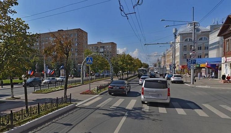 В центре Калуги в сентябре заработает еще одна камера фиксации нарушения ПДД