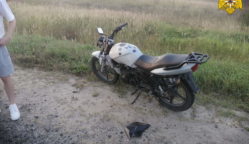 В Калужской области в вечерних ДТП пострадали два мотоциклиста