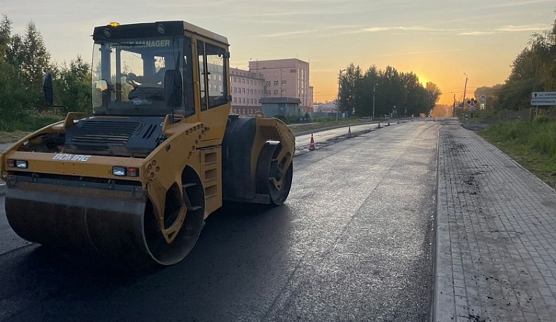 В Калуге завершился ремонт участка дороги на Грабцевском шоссе