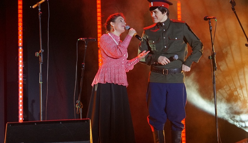 В Козельске прошел концерт Оптинского казачьего хора