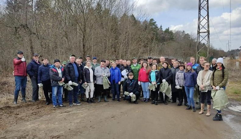 В Обнинске провели субботник на памятнике природы «Дача Бугры»