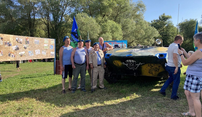 В Медынском районе отпраздновали день ВДВ