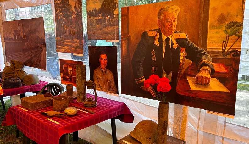 Музей под открытым небом работает в Обнинске в День Победы