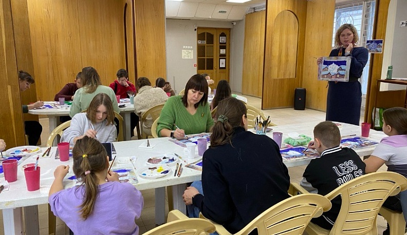 Зимний кот в гуаши: в Музее истории города Обнинска продолжаются мастер-классы «Творческой мастерской»