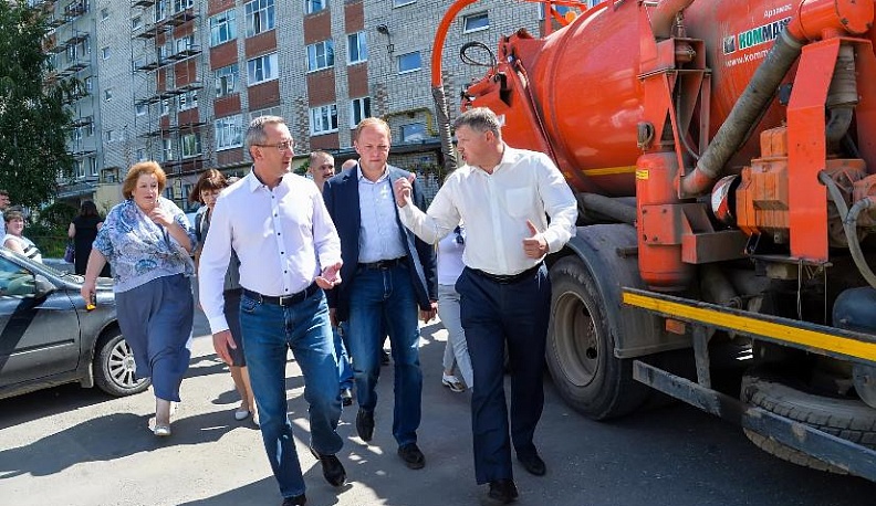 4 августа Владислав Шапша побывал на месте аварии в Сосенском